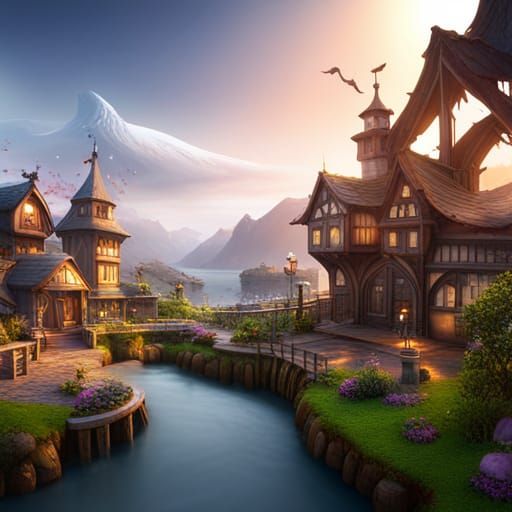 Little fairy town