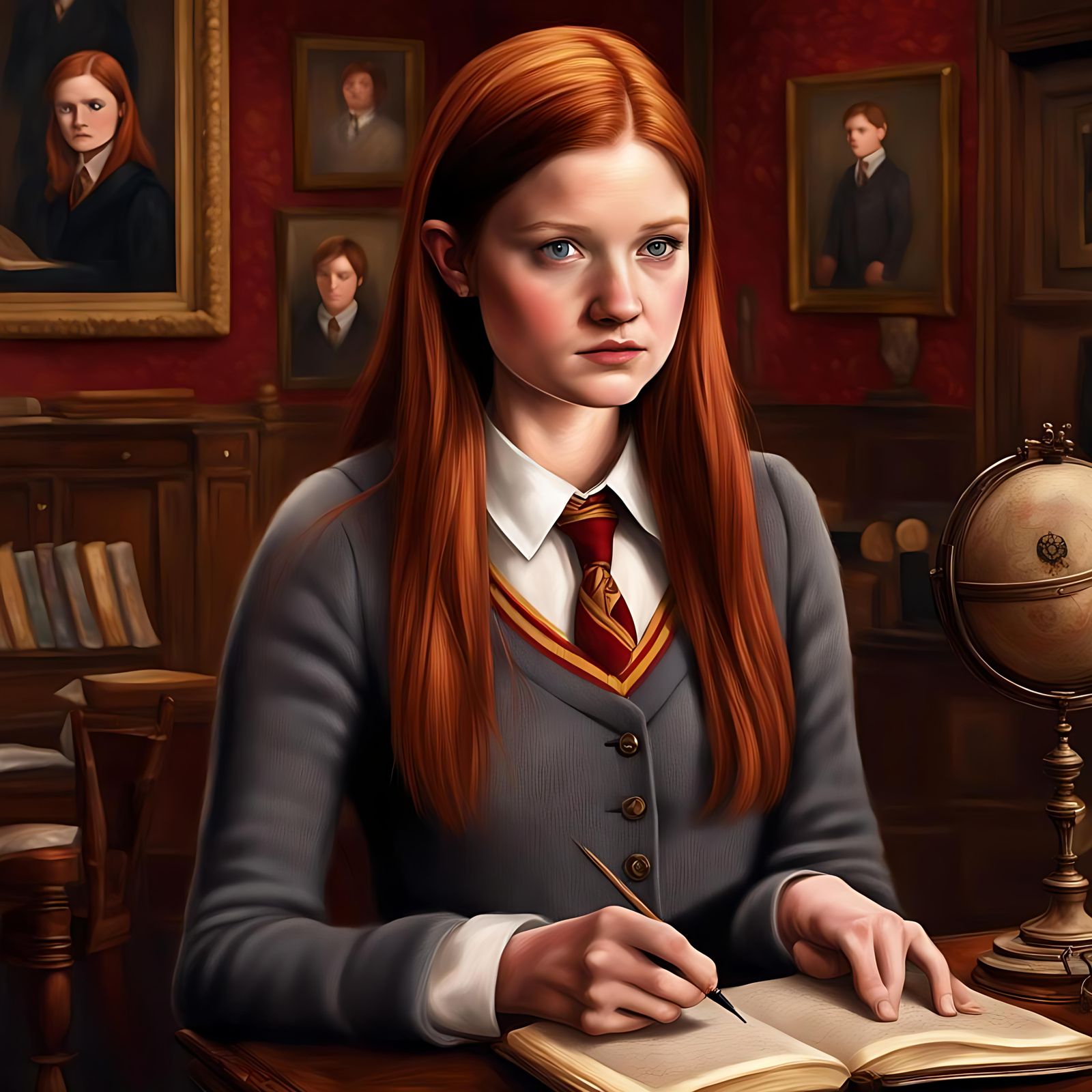 Ginny Weasley - AI Generated Artwork - NightCafe Creator