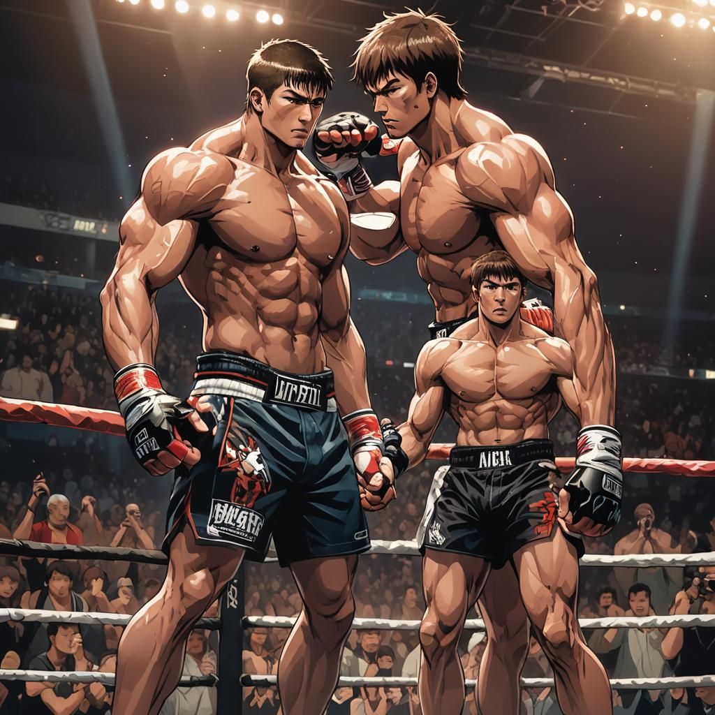 masterpiece, distinct, highres, 2boy, tall, muscular, young,...