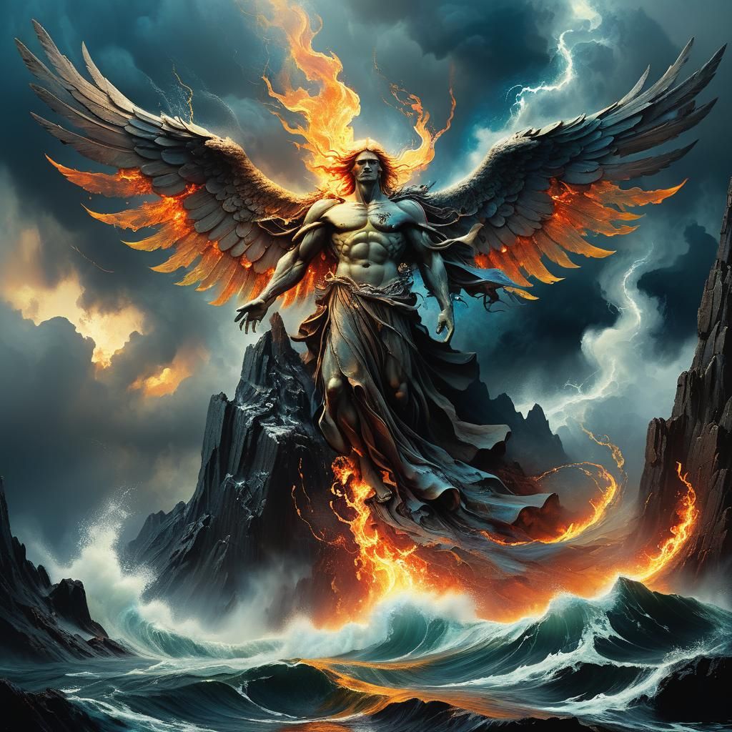 With Elemental Wings radiating flames, waves, and gusts of w...