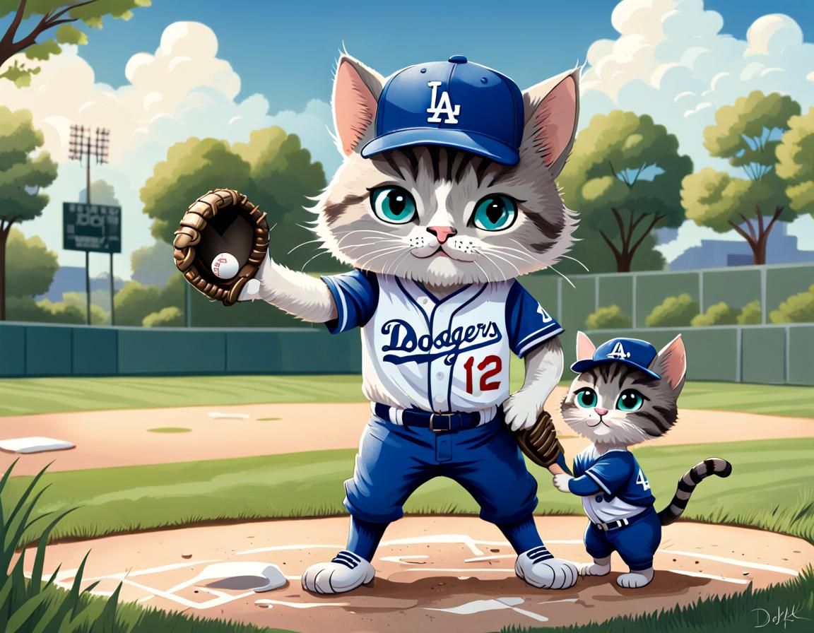 Dad teaching his son how to play baseball  by @YukiKenji