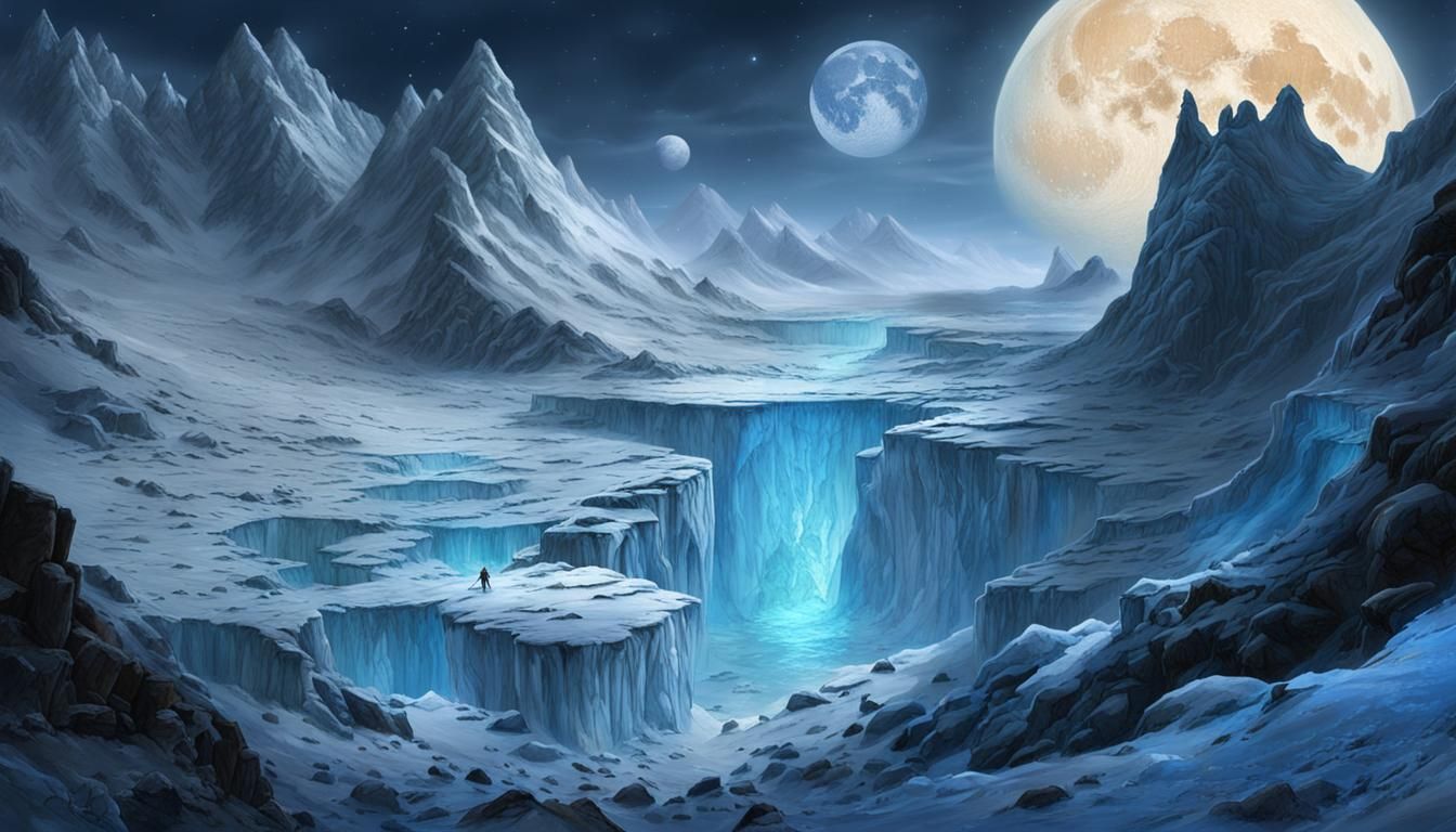Moons around Triton
