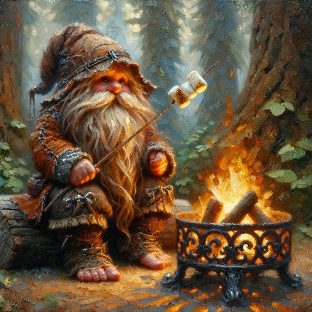 Toasting marshmallows