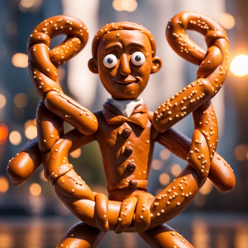 Pretzel man  by @Lefteris Michael