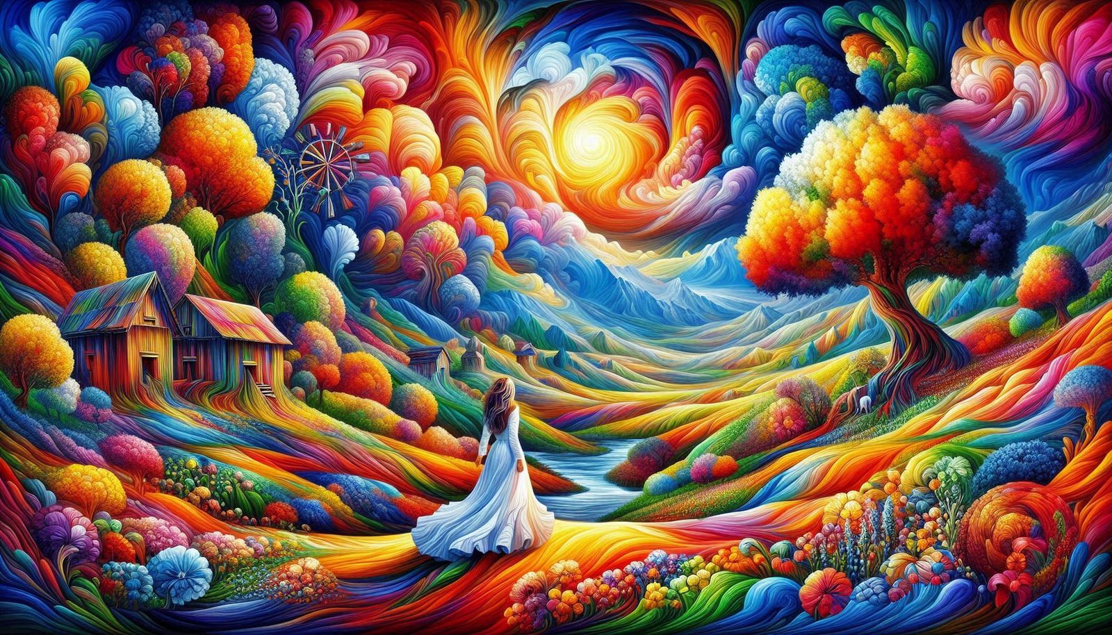 A colourful dreamland