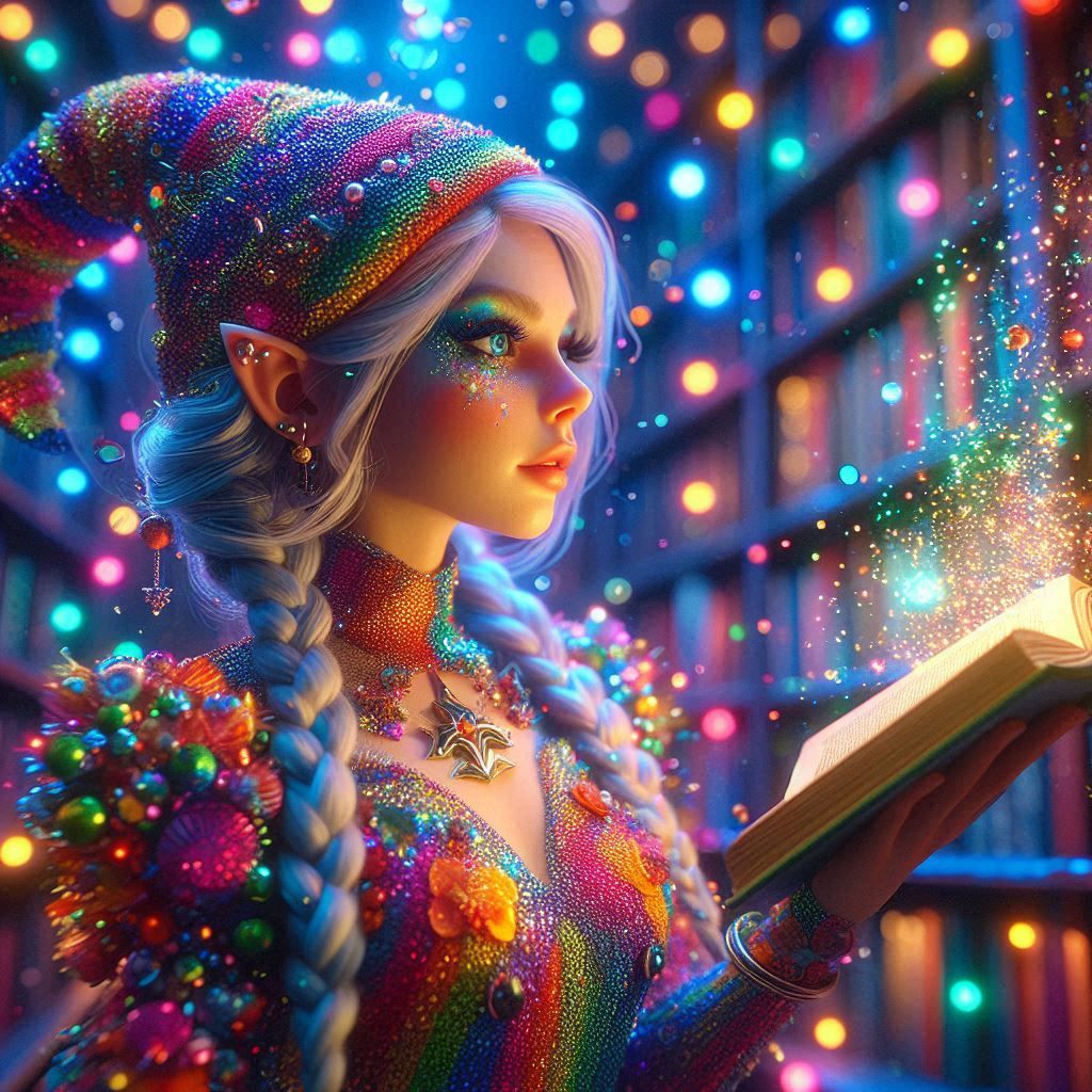 Jailana: rainbow book Gnome