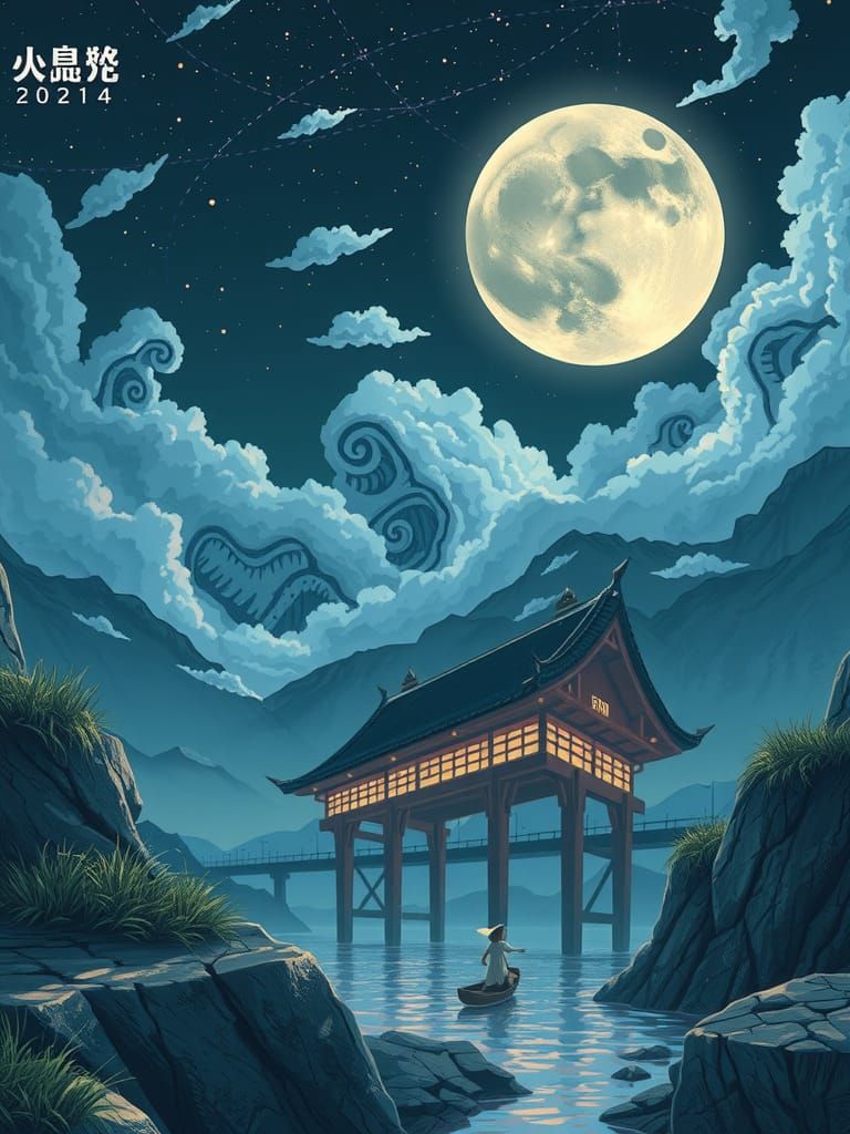 Tiger in Space: A Surreal Galaxy Scene