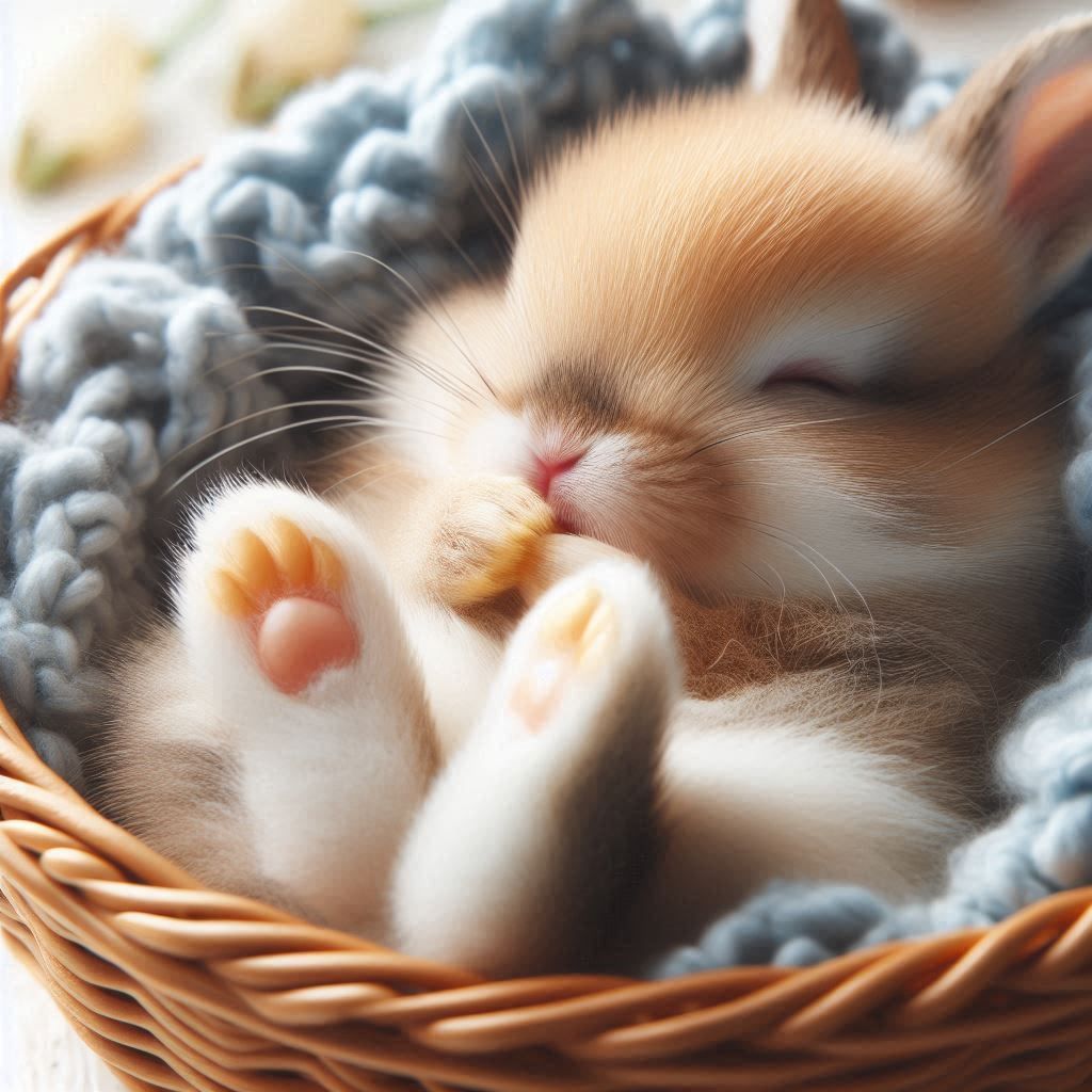 Cute baby bunny