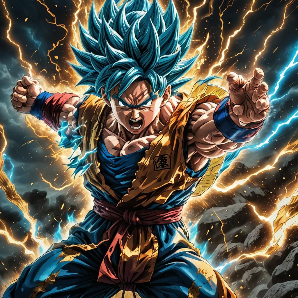 Son Goku. - AI Generated Artwork - NightCafe Creator