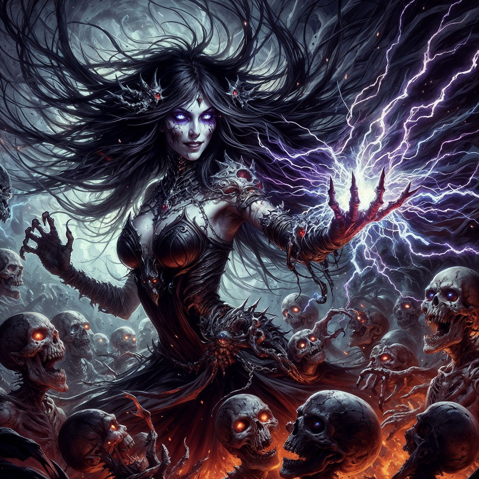 Necromistress Raising an Army