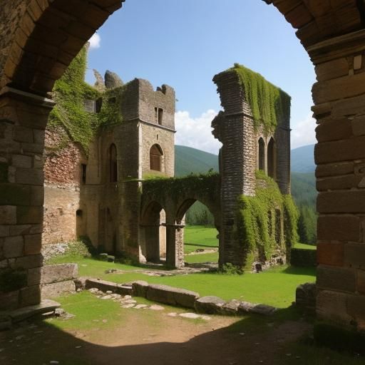 Ruins of a medieval castle