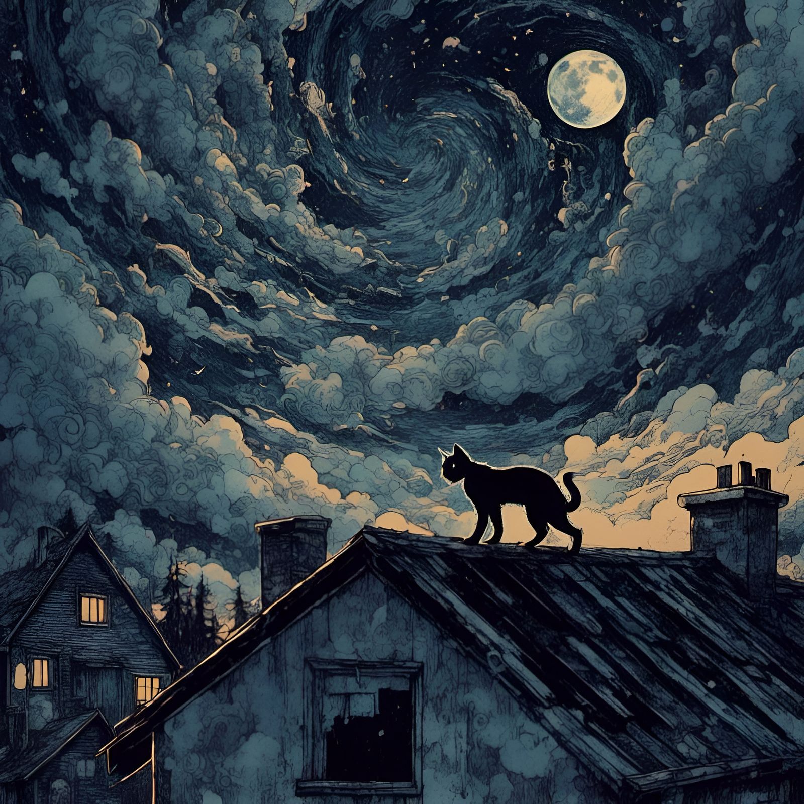 lonely cat