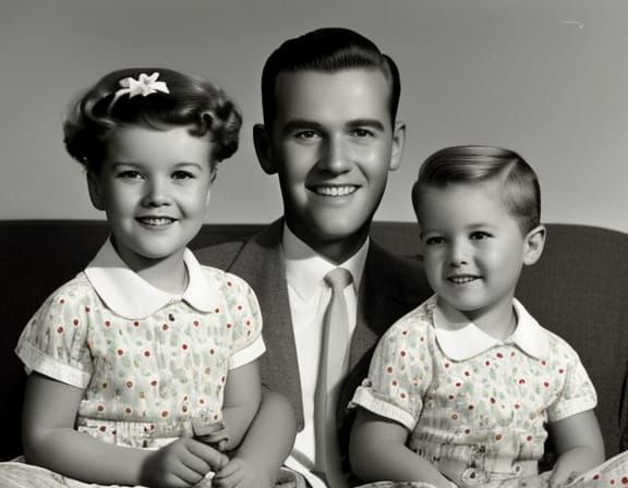 Father's Day 1958  by @Sharonjoy