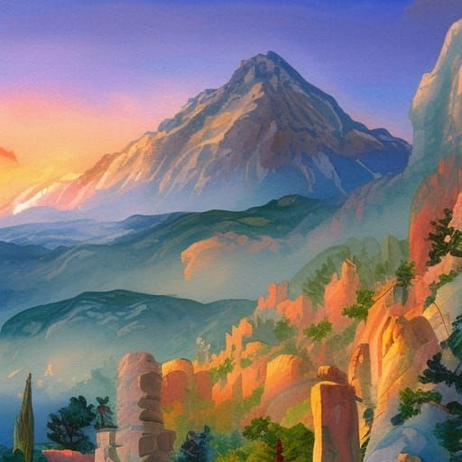 Sunset Mountaintops