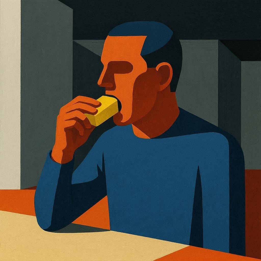 He literally consumes the fact that he understands nothing a...