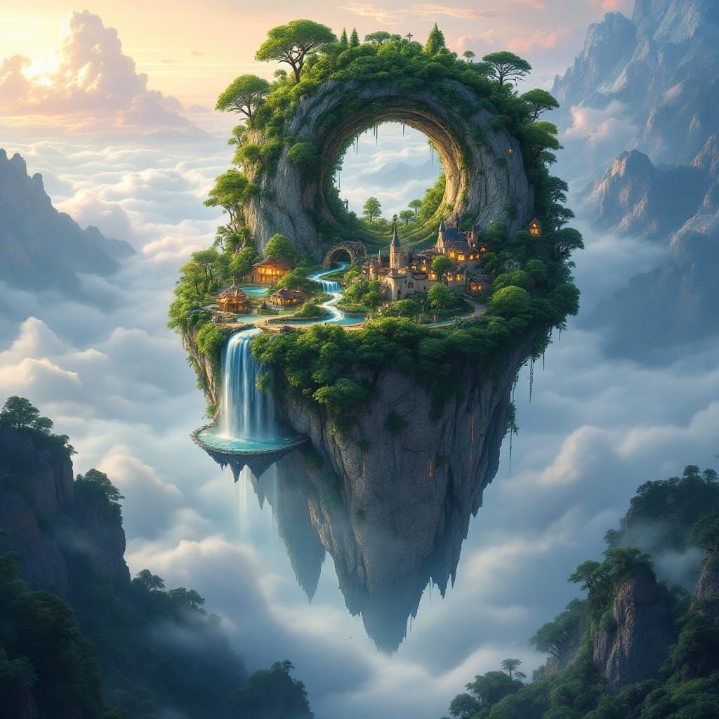 Floating Island  by @Rogue Bayman