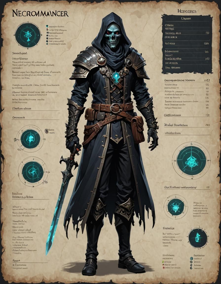 NECROMANCER.   by @FiveNailsArt