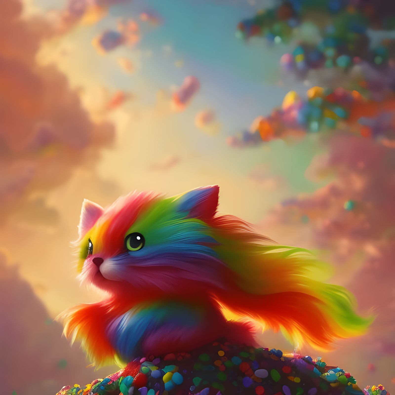 Rainbowmuff  by @Phokai