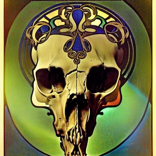 skull from the front