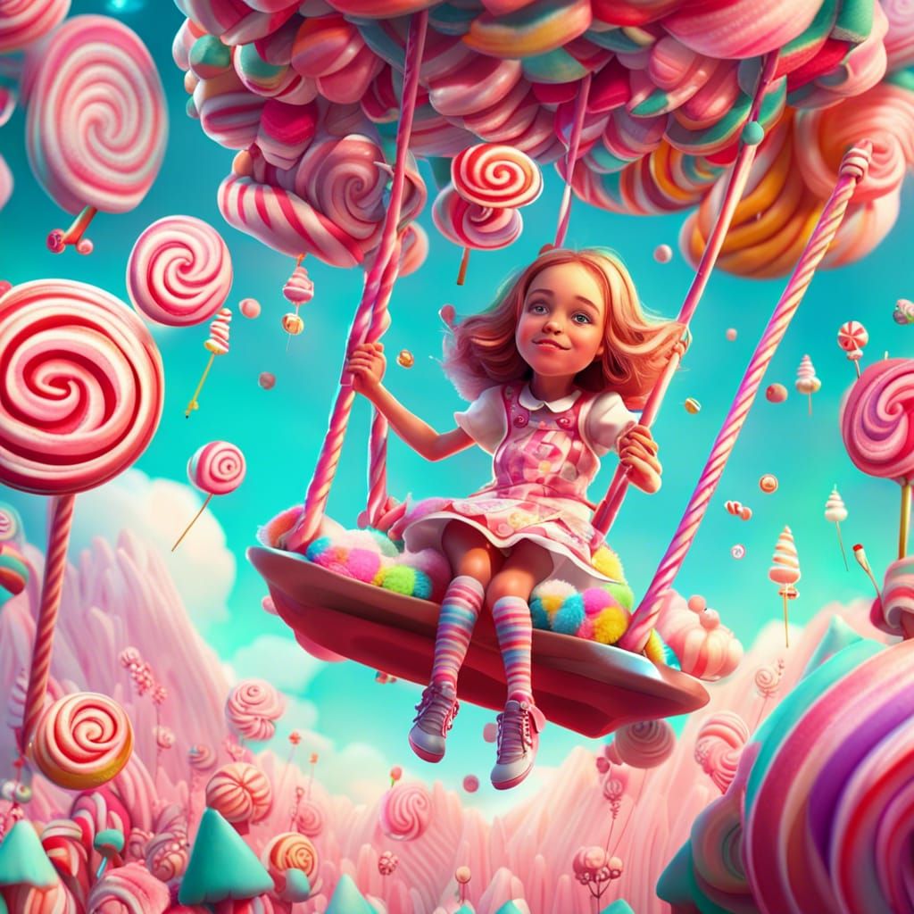 Candyland - AI Generated Artwork - NightCafe Creator