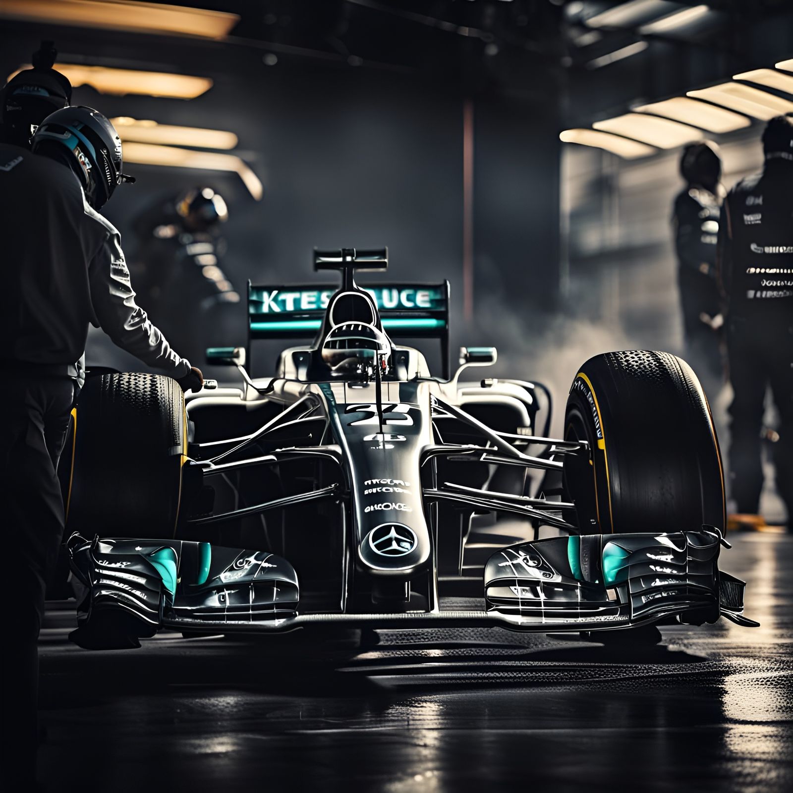 Mercedes-Benz Formula one racing car pro photo shoot 🏎️🏁🛣️📸✨ - AI  Generated Artwork - NightCafe Creator