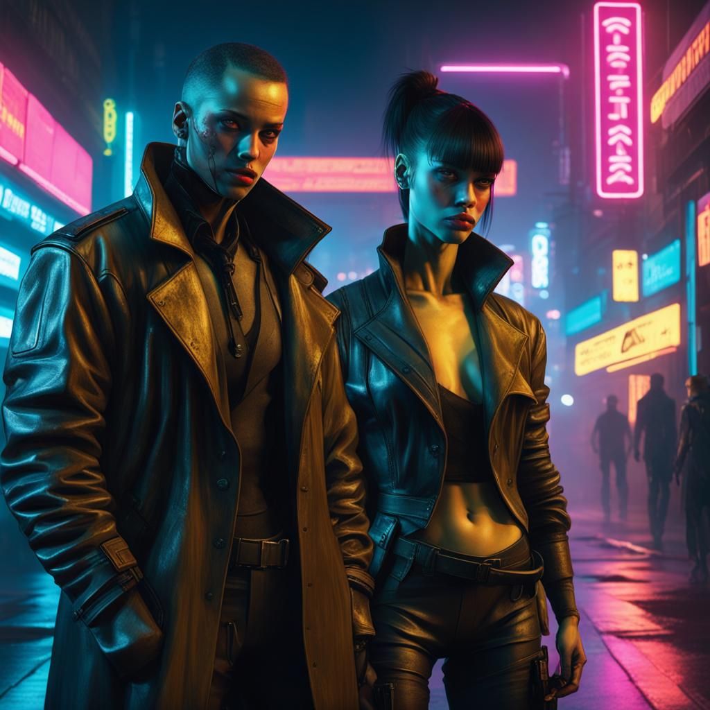 Alien detective and human detective are partners.
