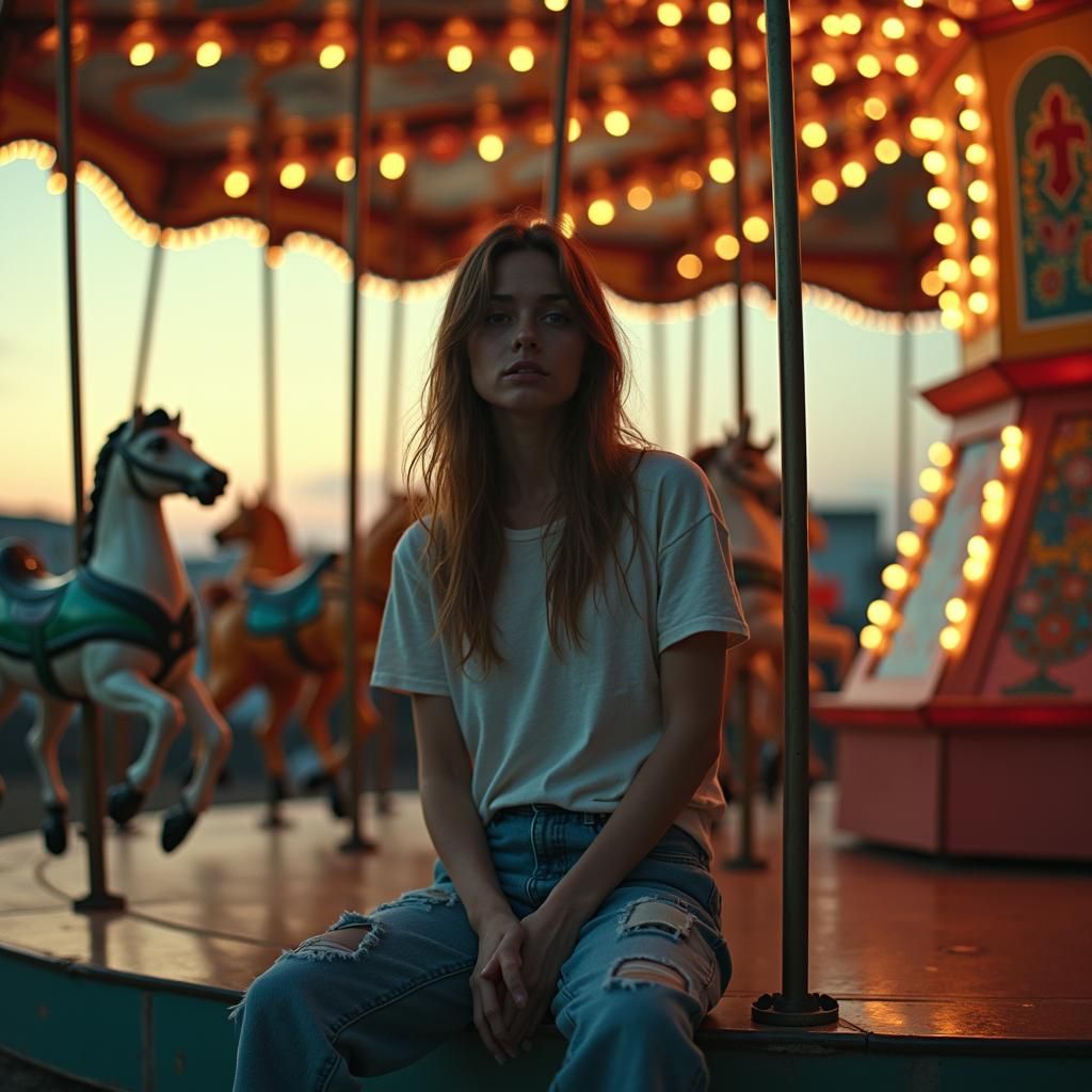 You're broken down and tired
Of living life on a merry-go-round