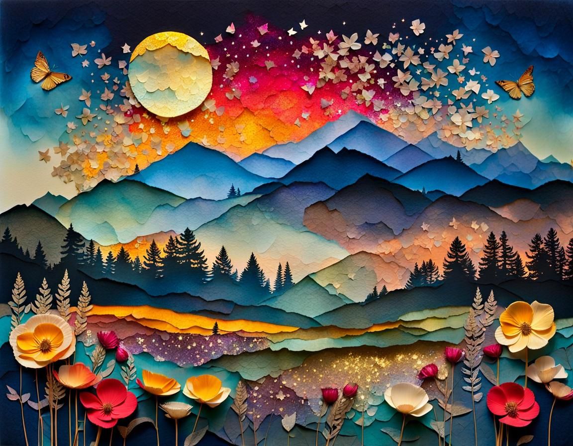  summer magic at twilight  by @MoonWolf