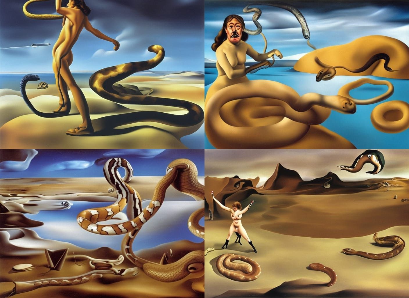 Nicola Sturgeon wrestling snakes in the Tundra