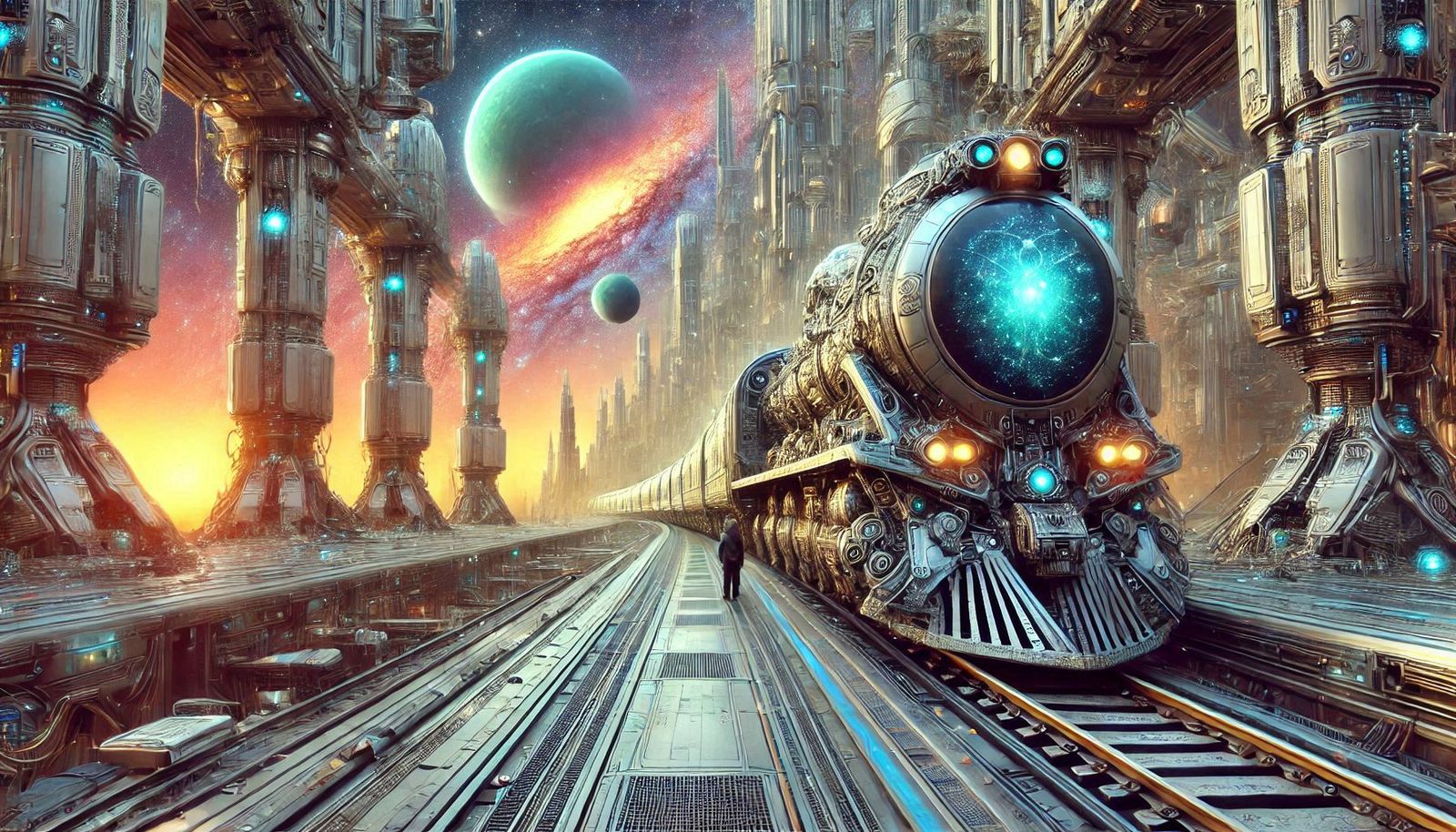 Futuristic train  by @yoda69