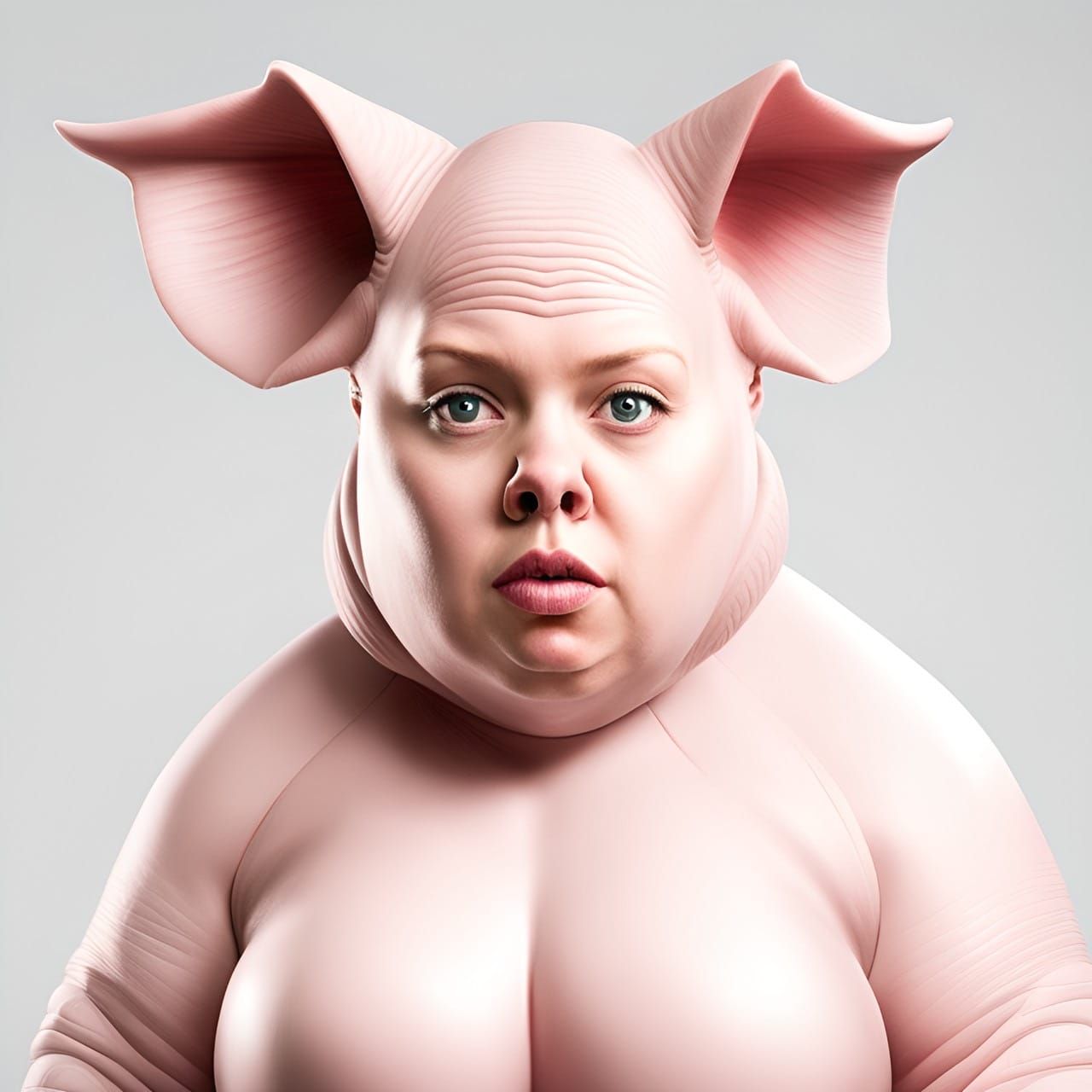 Mutated human pig