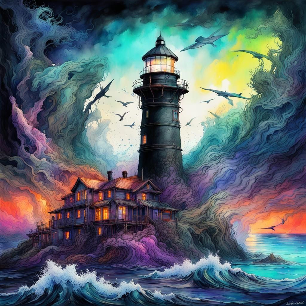 Stormy waters   by @Captain Amelia the night circus 