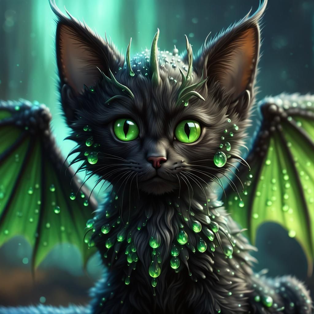 Green Dragon Cat