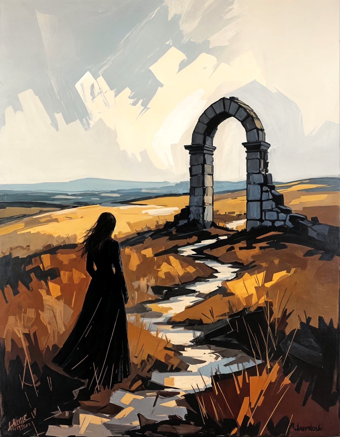 Ana on the Moors  by @Vic Dillinger