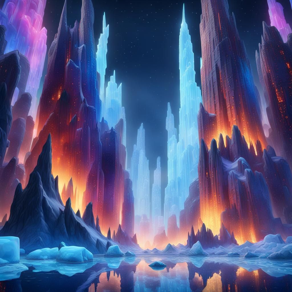 The Beauty of Glaciers and Light