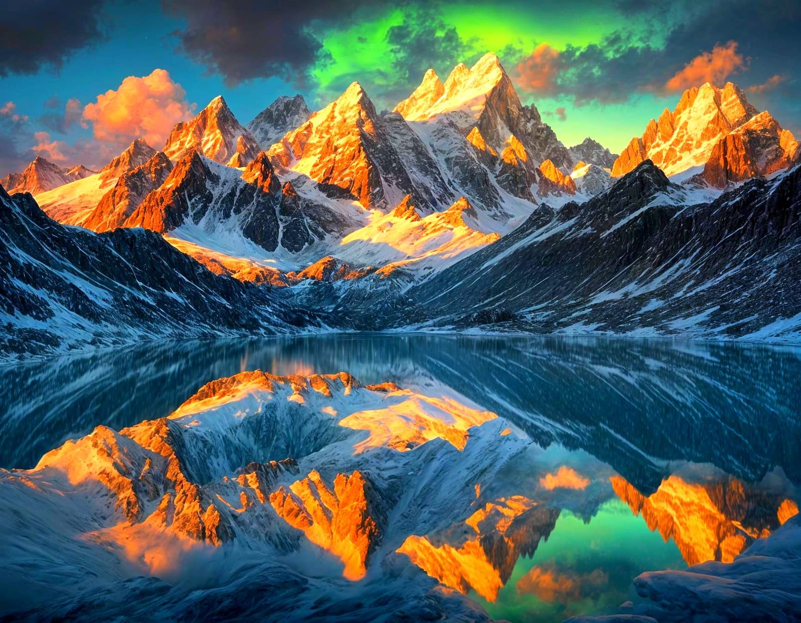 surreal alpine landscape   by @photon