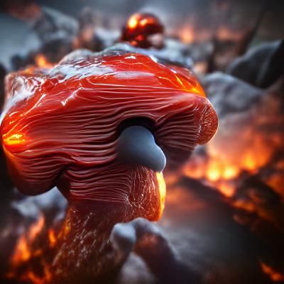 Lava mushroom
