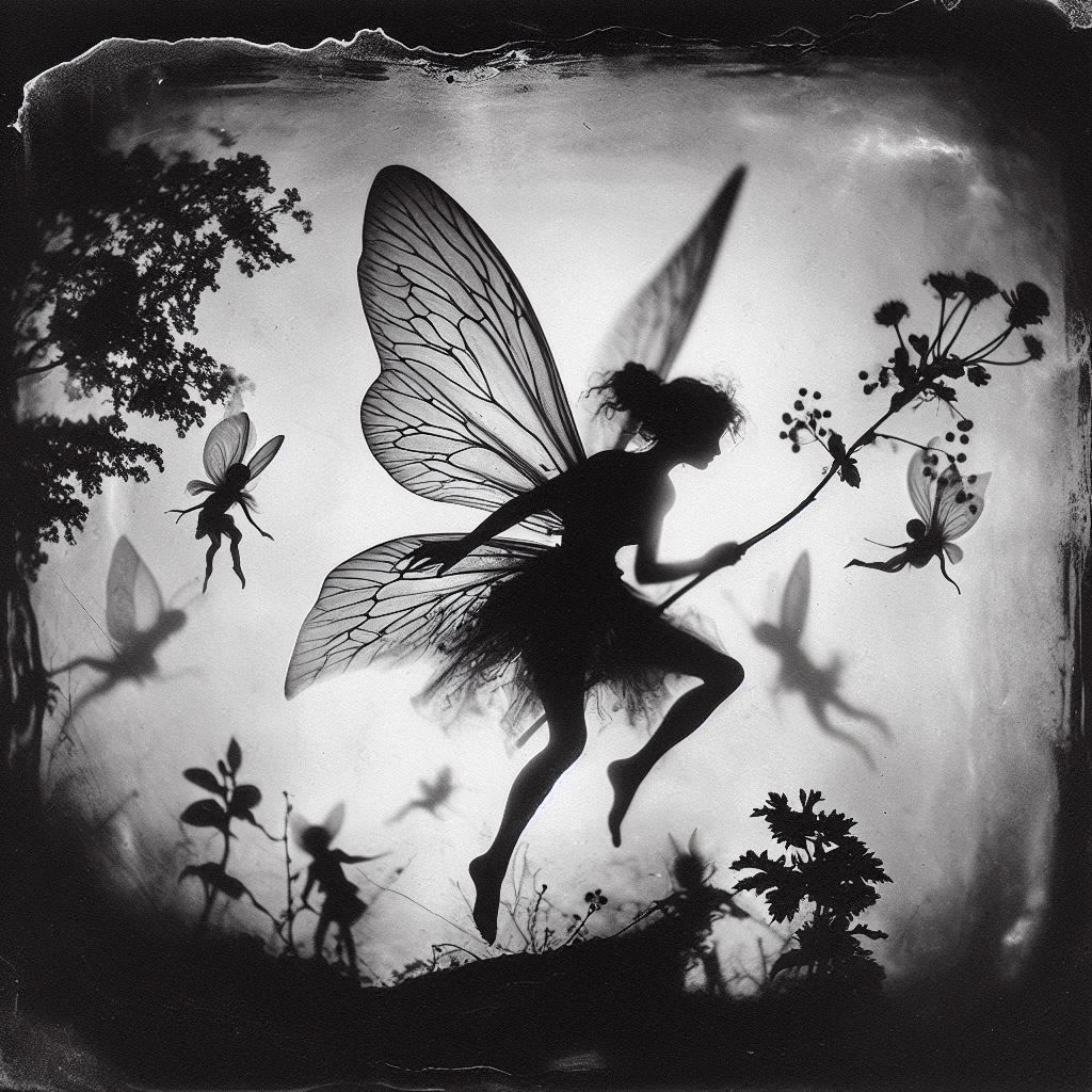 August 2024 Art Jam Images  fairy and photograms