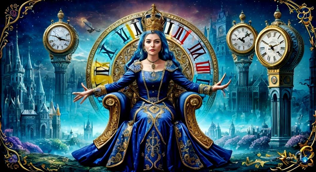 <lora:TLF:0.5>"Queen of Clocks 