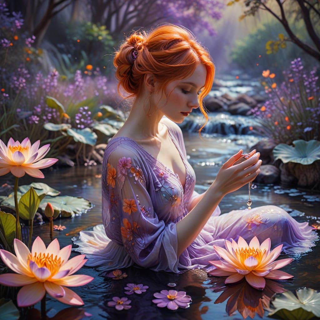 Purple Ginger #2  by @Brenda G