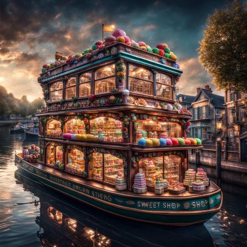 Sweet shop boat  by @Chris Stagg