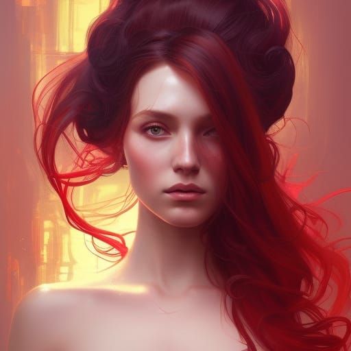 Lady, goddess - AI Generated Artwork - NightCafe Creator