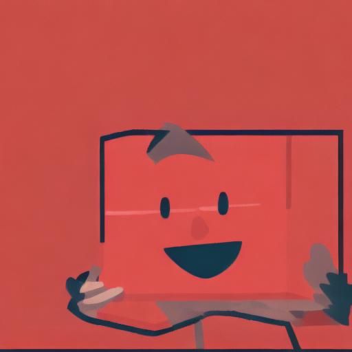  <lora:Object Show:1.0> a red block