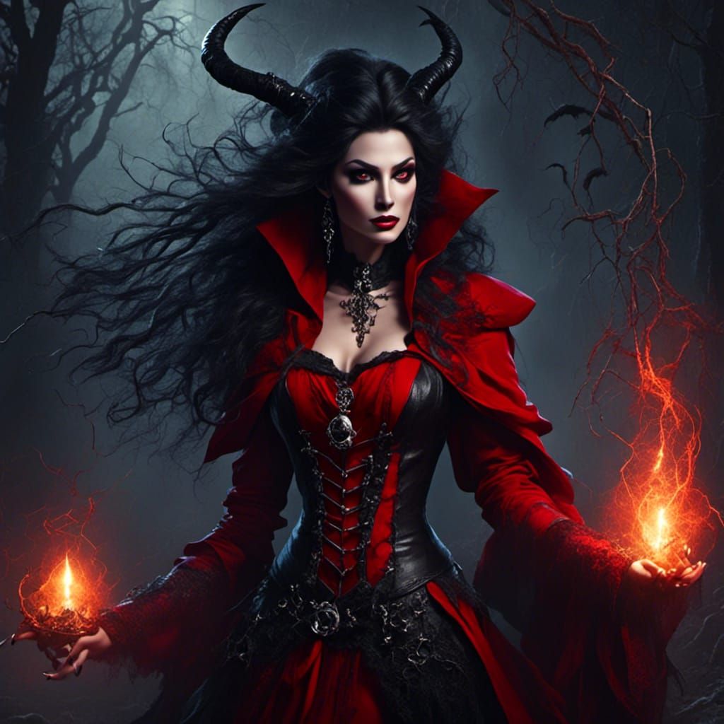 <lora:Dark Witch Style:1.0> 