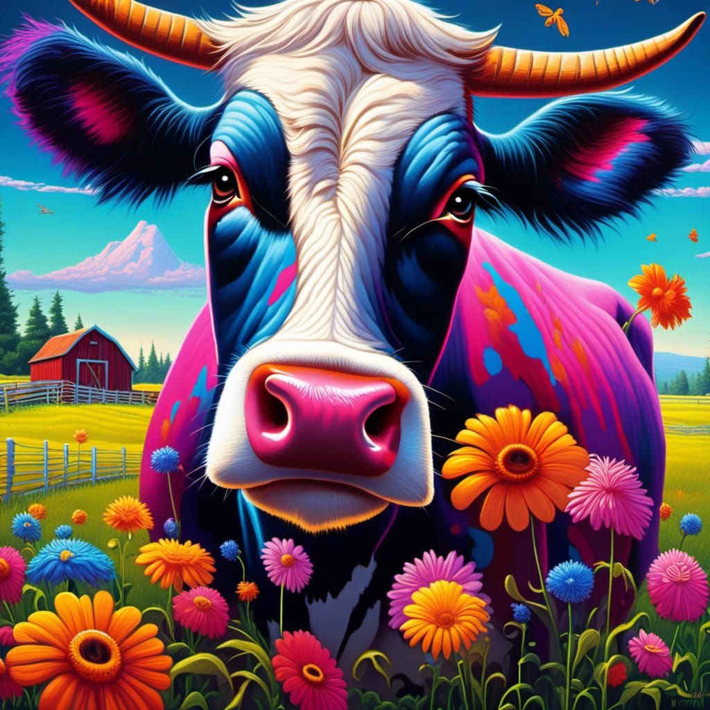 Rich Color Moo: Epic Neon LORA