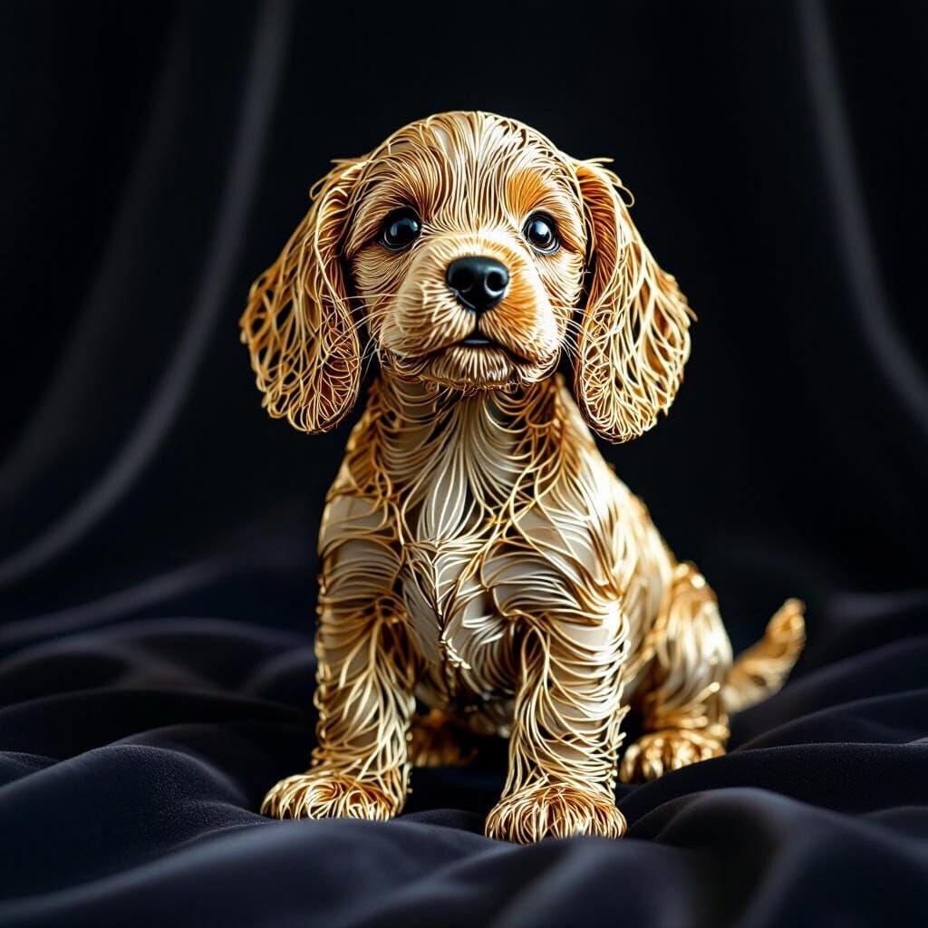 My Gold Wire Cocker Spaniel Puppy   by @Murray
