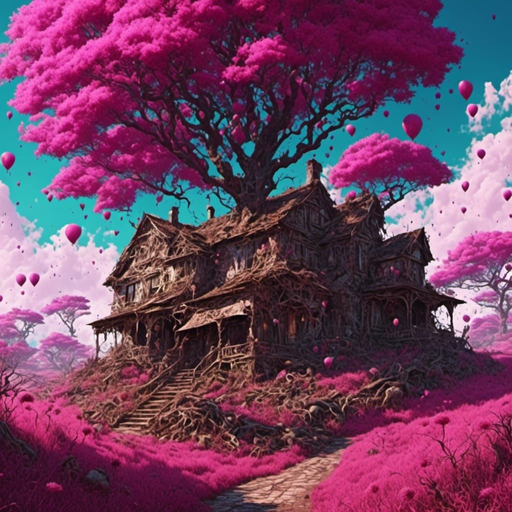 Two world in one - AI Generated Artwork - NightCafe Creator