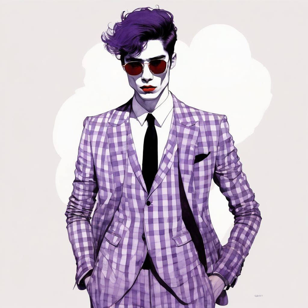 GQ style gingham  by @MoonWolf