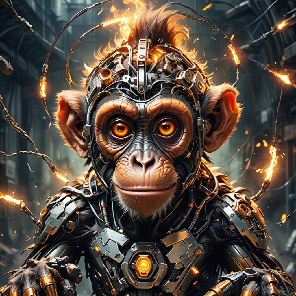Cyborg Monkey