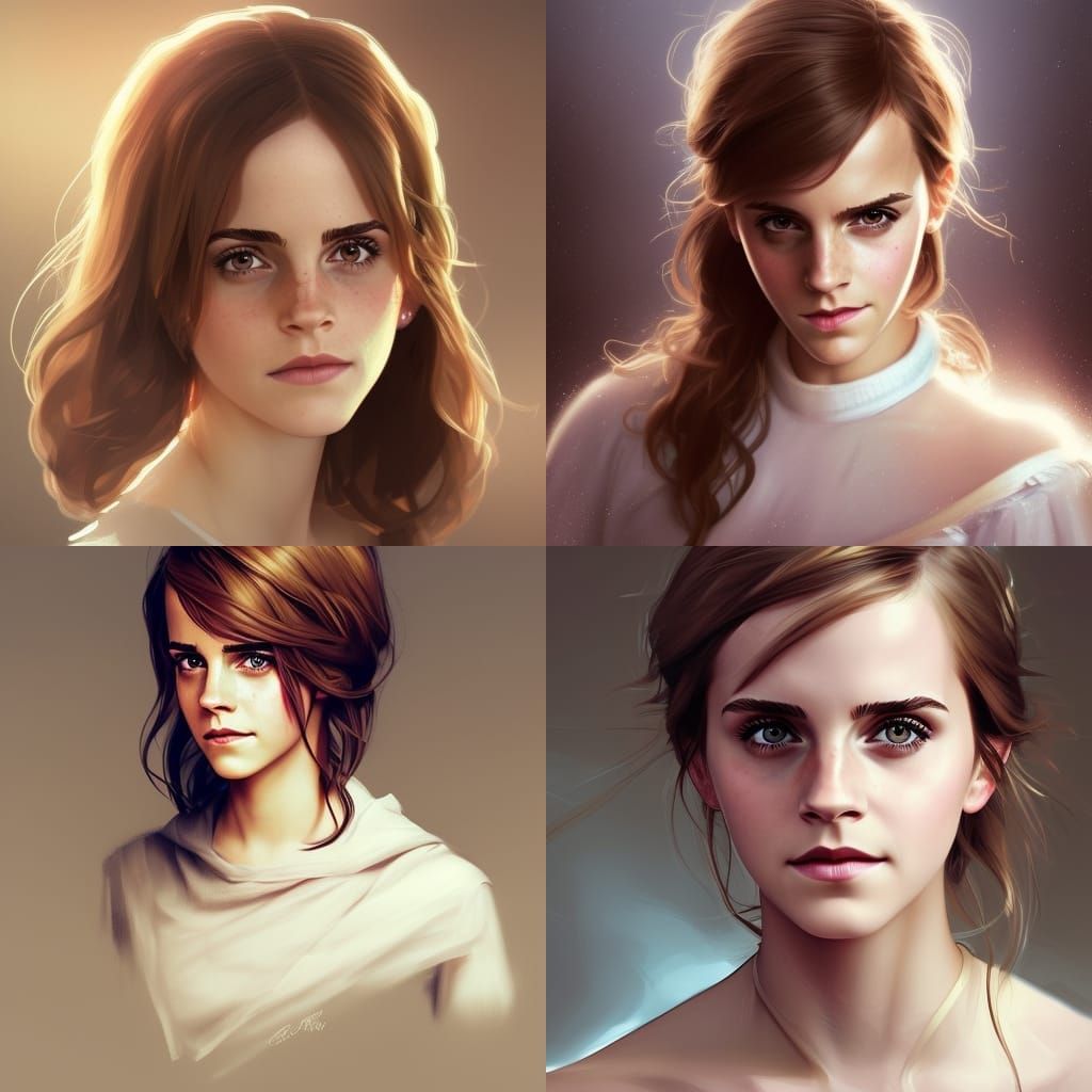 Emma Watson - AI Generated Artwork - NightCafe Creator